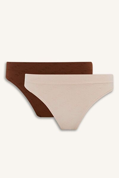 DeFacto Seamless 2Li Brief Panties-Fall in Love F1203Ax25Au