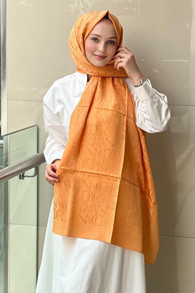 Imannoor İmannoor 3046 İmza Monogram Shiny Jakar Şal 70x200