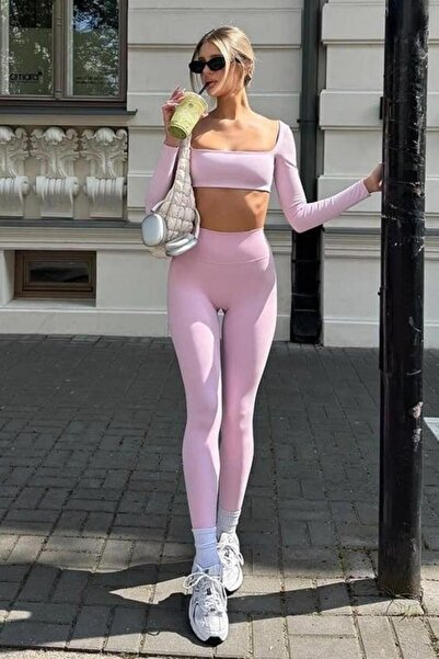 Seeh Ροζ ψηλόμεσο γυναικείο καλσόν SH316