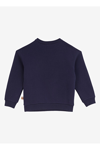 Jeep Lacivert Erkek Çocuk Nakışlı Sweatshirt J4WB-SWT7776