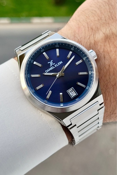 Daniel Klein Kadranı Lacivert Kordonu Gri Renk Ayarlanabilir Kordonlu 42 Mm F...