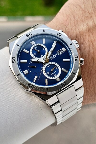 Daniel Klein Kadranı Lacivert Kordonu Gri Renk Ayarlanabilir Kordonlu 42 Mm F...