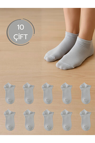 ragistore 10 ζευγάρια ανδρικά μποτάκια γκρι casual κάλτσες