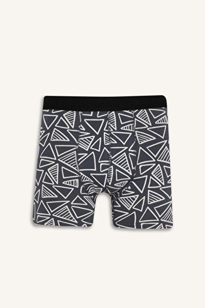 DeFacto Regular Fit Baskılı 3lü Boxer D7515AX24AU