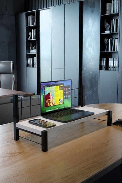 steel desing Monitör yükseltici Laptop standı Masa ve Tezgah üstü düzenleyici