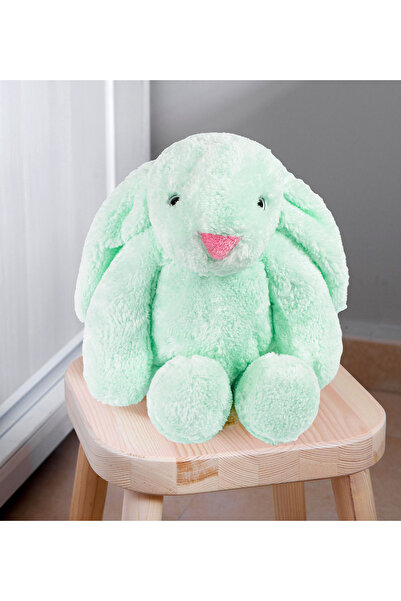 NİLOŞUM Uyku Arkadaşım Tavşan 45 cm Peluş Tavşan su yeşili