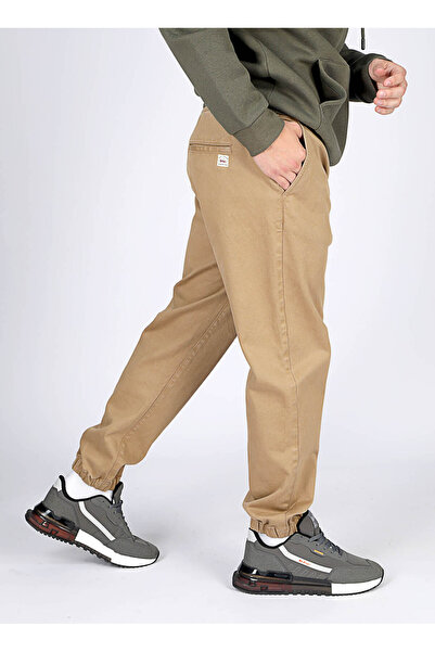 Lee Cooper Normal Leg Sheep Wool Men's Cargo Pants 251 Lcm 221011 Jogger Camel