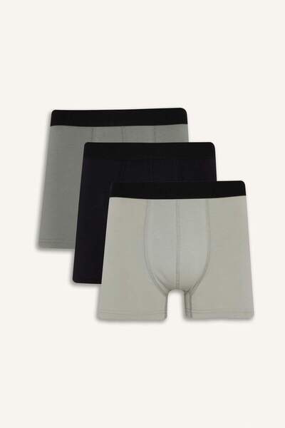 DeFacto Regular Fit 3'lü Boxer C9549AX25AU