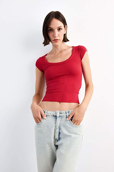 DeFacto Crew Neck Short Sleeve T-Shirt G1077Ax25Sm