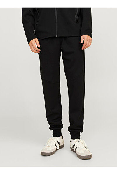 Jack & Jones Slim Fit Siyah Erkek Eşofman Altı 12261991_JPSTWILL FUSION SWEAT PANT