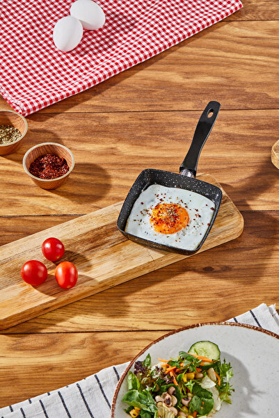 RSS Lav Döküm Kare Mini Sos Tavası