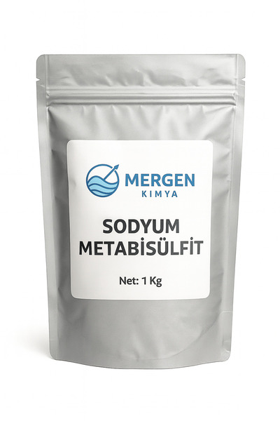 Mergen Kimya Sodyum Metabisülfit – Güçlü Koruyucu ve Antioksidan – Şarap, Meyve Suyu ve Gıda İçin – 1 Kg