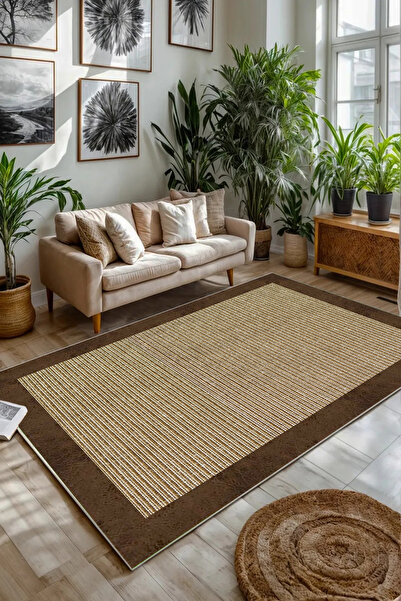 VELLORA HOME Kaymaz Tabanlı Yıkanabilir Dijital Baskılı Yolluk Halı Verona