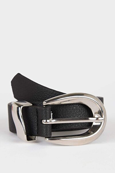 DeFacto Women's Faux Leather Jean Belt F8370Axns