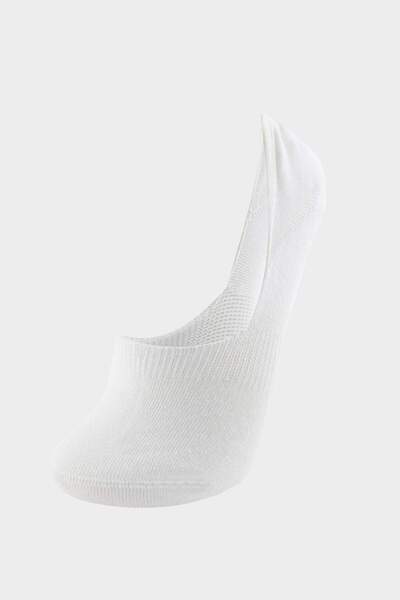 DeFacto Women's Invisible 3-Piece Cotton Ballerina Socks T6922Azns