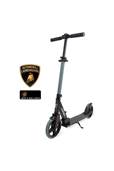 Lamborghini L6-200 Folding Scooter, Adjustable Height, Orange, 8+ Years