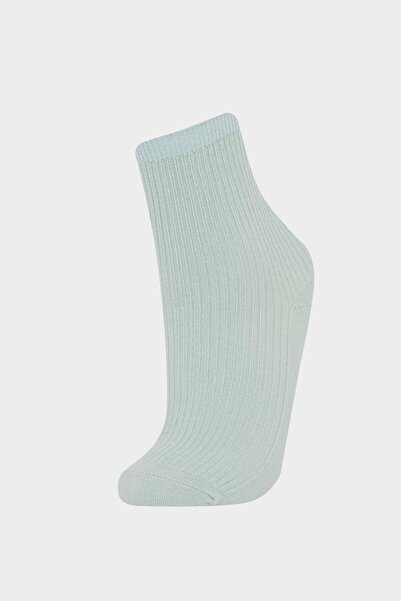 DeFacto Girl's 5-Piece Cotton Long Socks F7118A8Ns