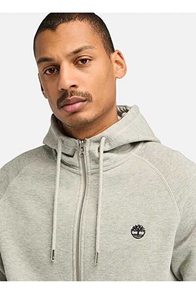 Timberland Men's Gray Crew Neck Sweatshirt - Exeter River Brushed B, Regular Fit Tb0A2Bnb0521