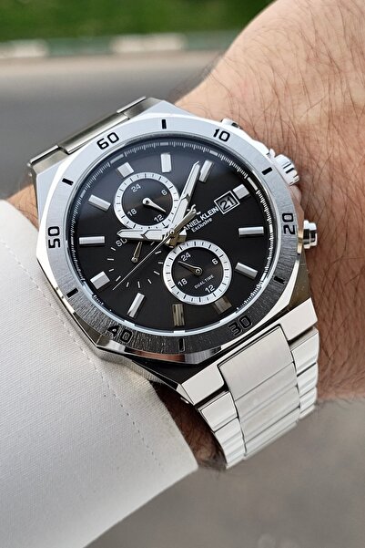 Daniel Klein Kadranı Siyah Kordonu Gri Renk Ayarlanabilir Kordonlu 42 Mm Fonk...