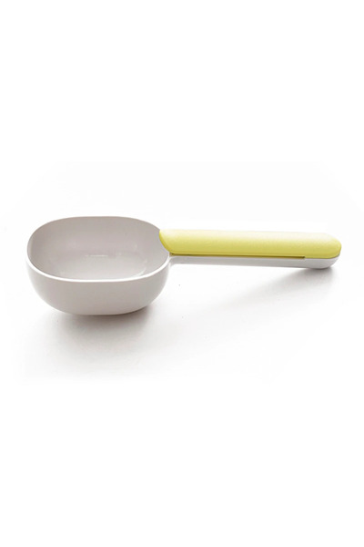 Petza مقياس طعام الكلاب والقطط، لون رمادي