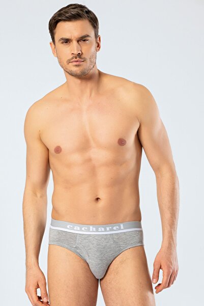 Cacharel Men's Lycra Banded Slip 1311/Grey