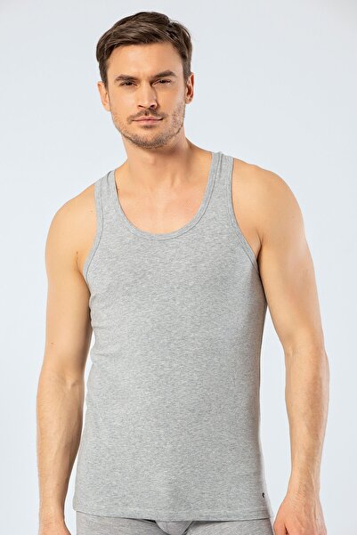 Cacharel Men's Halter Neck Sports Tank Top 1302/Grey