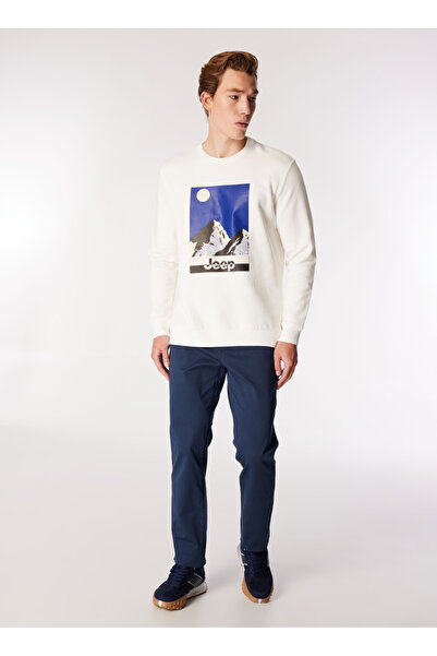 Jeep Normal Bel Düz Paça Standart Lacivert Erkek Pantolon J4WM-PNT4047