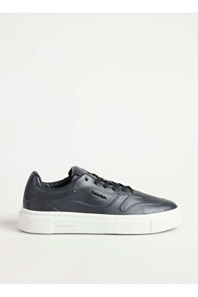 Calvin Klein Siyah Kadın Deri Sneaker HW0HW02249BEH