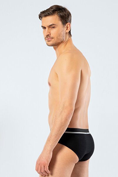 Cacharel Men's Lycra Banded Slip 1311/Black