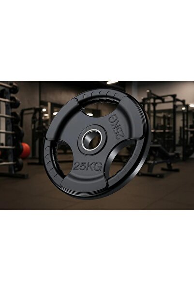 Generic 2 Inch Olympic Rubber Barbell Disc for Strength Training and Professional Weightlifting 25kg