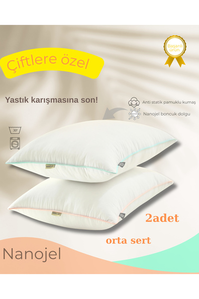 SENORA 2adet orta sert yastık 800grm Nanojel