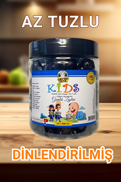 ZEYTİN ANA KİDS AZ TUZLU ZEYTİN , AĞIR METAL ANALİZLİ 500 GR