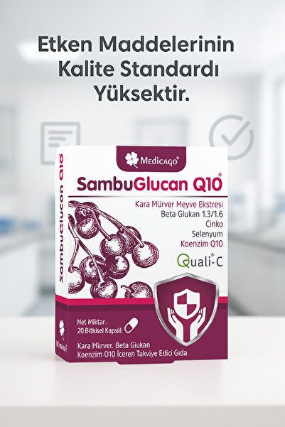MedicaGo Sambuglucan Q10 20 Kapsül