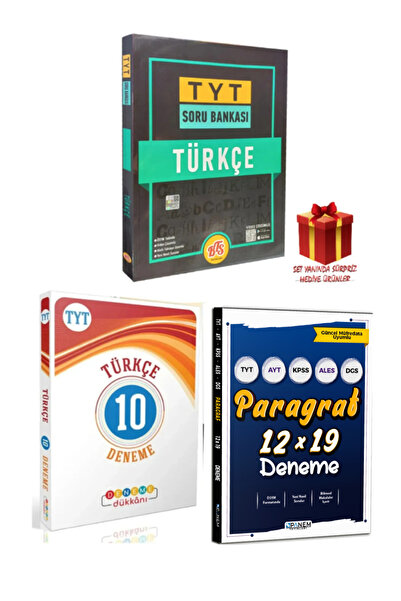 Başat Yayınları Tyt Türkçe Soru Bankası Deneme Dükkanı Türkçe 10 Deneme Panem...