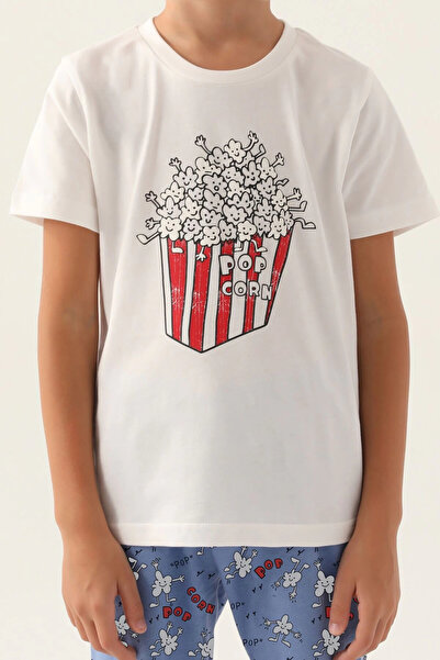 Rolypoly Boy's White Bermuda Suit