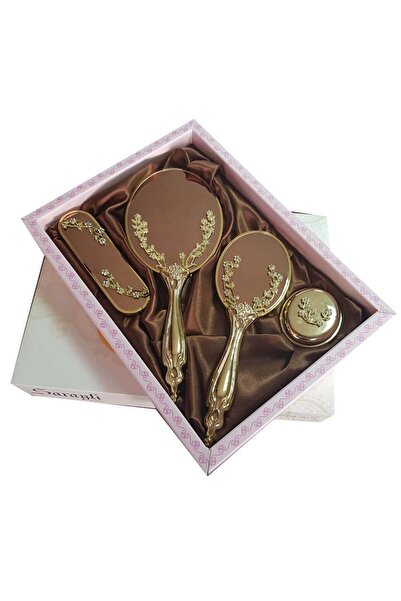 Ceyyiz Βούρτσα καθαρισμού τουαλέτας Sarayli Gold Sarmaşık Ayna Tkm 101