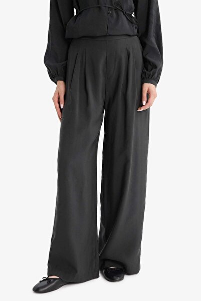DeFacto Wide Leg Geniş Paça Modal Pantolon F5246AX25AU