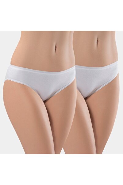 TÜREN Γυναικεία εσώρουχα μπικίνι από βαμβάκι χωρίς ραφές 270/Λευκό