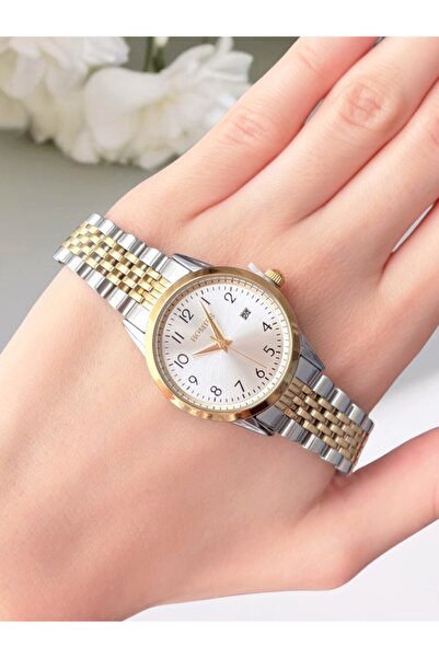 Homies ساعة يد نسائية بسوار فولاذي، وعلبة هدايا وسوار