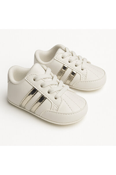 mia mia Stylish Striped Baby Girl Booties Size 18-19