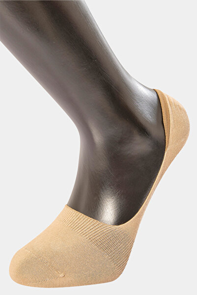 TÜREN Μπεζ Χρώμα 6 Πακέτο Απλές κάλτσες μπαλαρίνας - Μοντέλο 9001