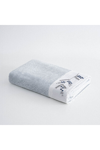 Ecocotton Глибока баня рушник 100% органічна бавовна ручної вишивки кремовий 80x150 см