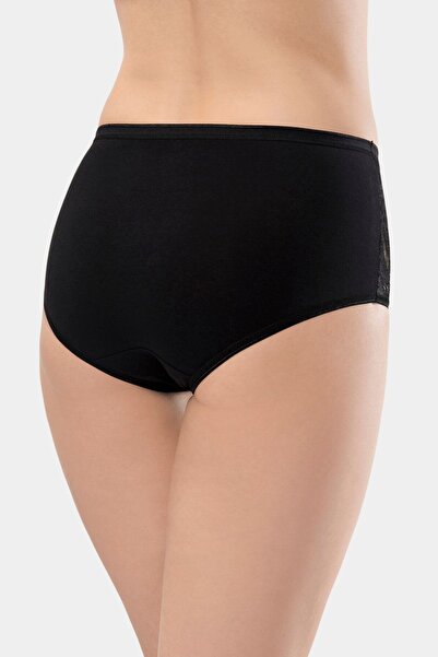 TÜREN Chiloți din dantelă din Lycra pentru femei (pachet de 2) 279/negru