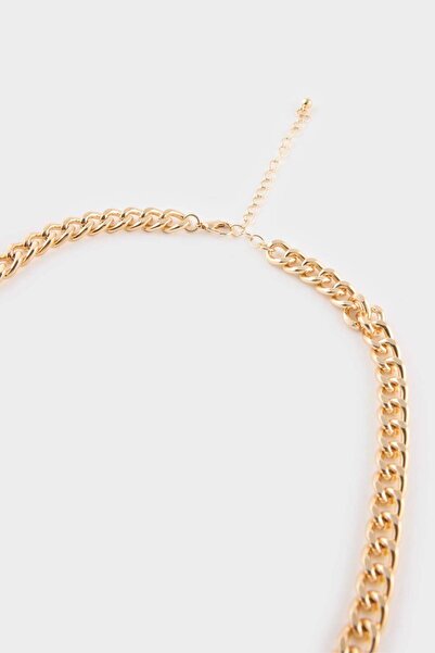 DeFacto Kadın Charmlı Gold Kolye F6637AXNS
