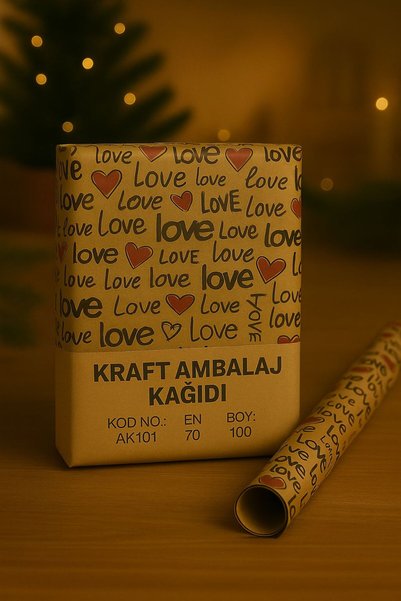 Feza Kutu Package Paper Kraft Paper Wrapping Paper Gift Paper New Year's Dowry Packaging Paper 70x100 (10 PCS)