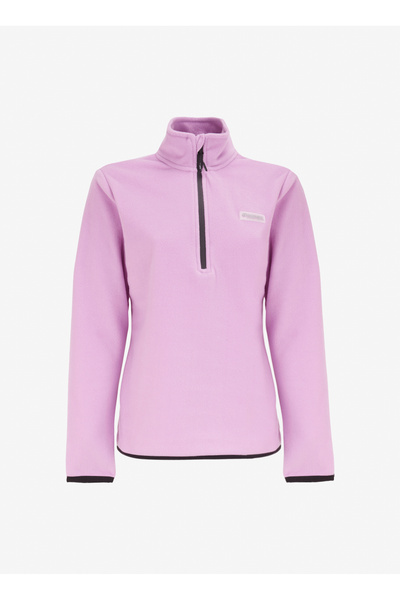 Discovery Expedition Lila Kadın Dik Yaka Basic Polar Sweatshırt D4WL-SWT3929
