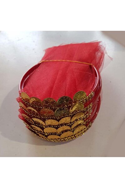 Ceyyiz Altın Pullu Kına Gecesi Duvak Nedime Tacı 10 Adet