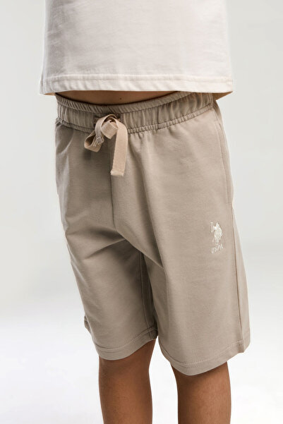 U.S. Polo Assn. Boy's Cream Bermuda Suit
