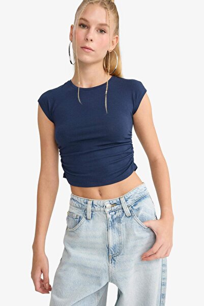 DeFacto Coool Fitted Modal Короткий рукав Футболка F5187AX25AU