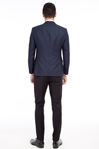 Kiğılı Slim Fit Slim Fit Σάλι γιακά με σχέδιο γιλέκο σμόκιν & γαμπρός